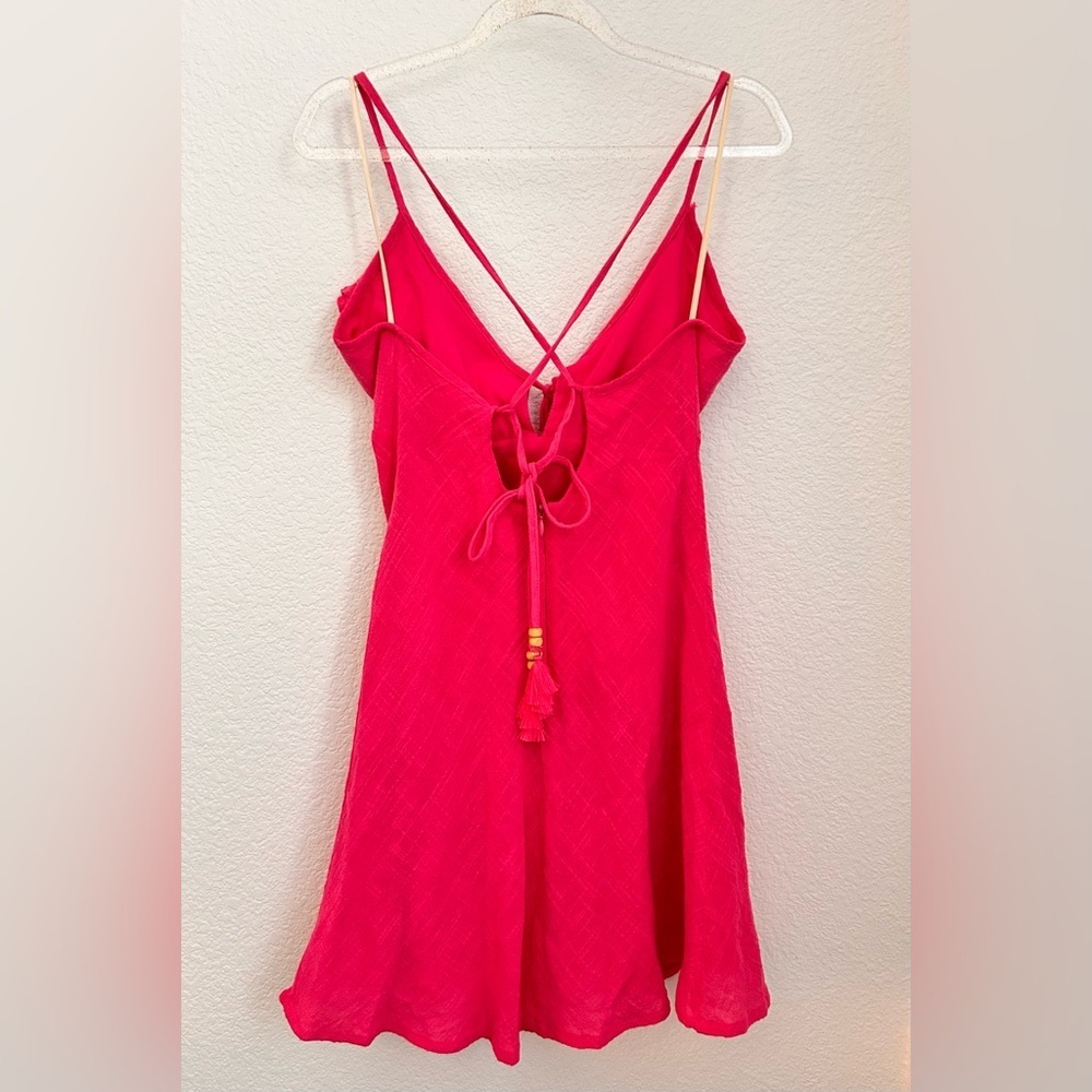 💖5 for $50💖MUSTARD SEED Hot pink ruffled mini dress NWT - Picture 6 of 15